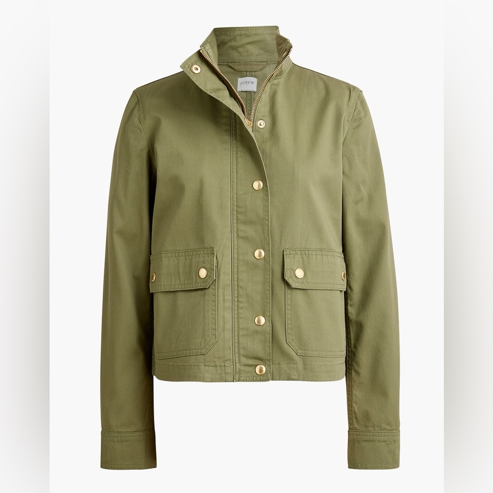 J. Crew Twill Utility Jacket NWT
